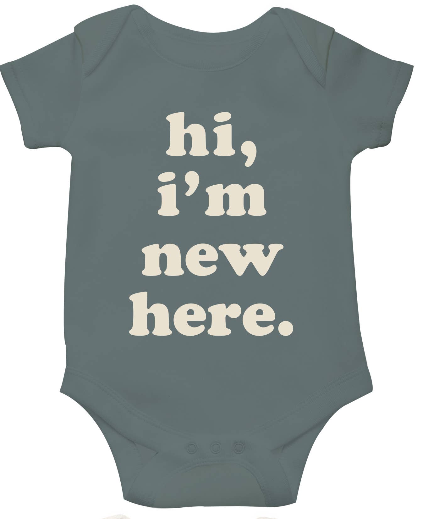 Hi I'm New Here Baby Onesie (12 month)
