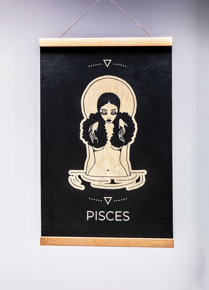 Pisces (February 19 – March 20) - Zodiac Wall Art
