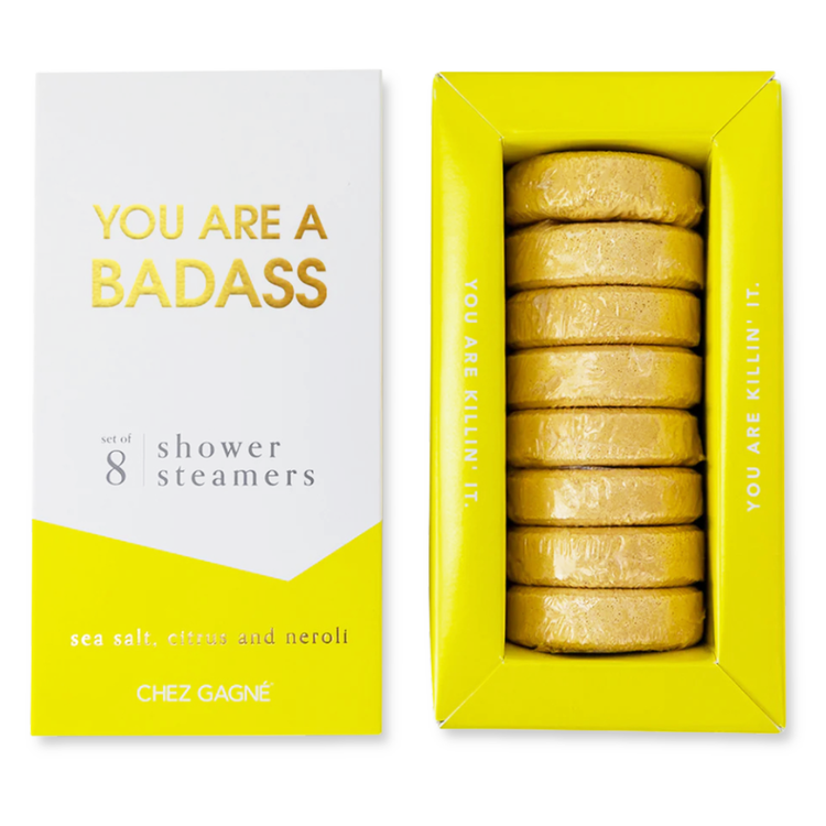 You Are A Badass Shower Steamers - Sea Salt, Citrus & Neroli - Set of 8