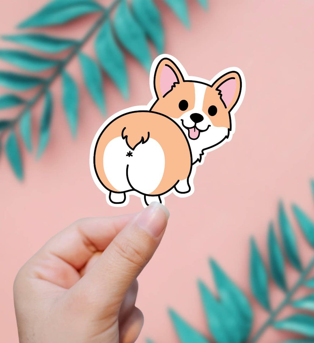 Corgi Butt Sticker
