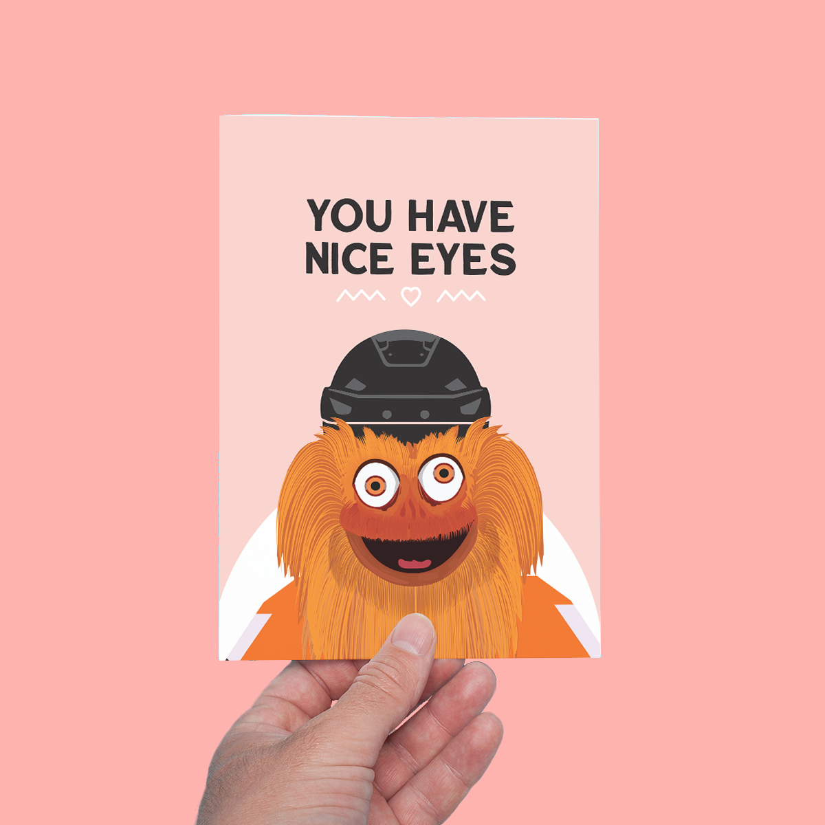 You Have Nice Eyes Gritty Card