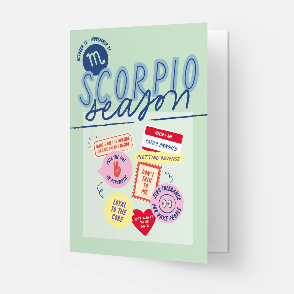 ZODIAC Scorpio Card