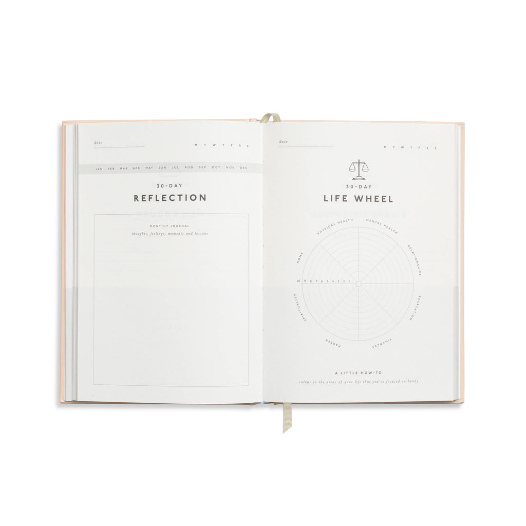 Guided Gratitude Journal, A5 Hardcover - Reflect