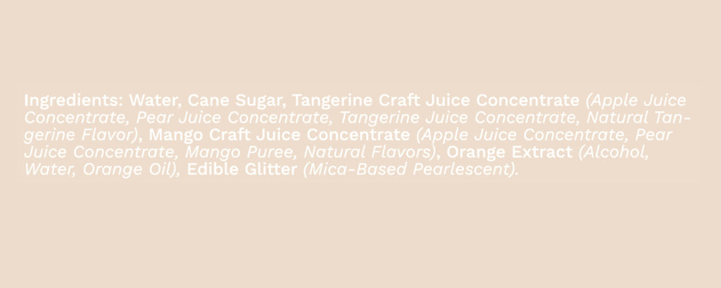 Glitter Mimosa Mixer, 16 fl oz