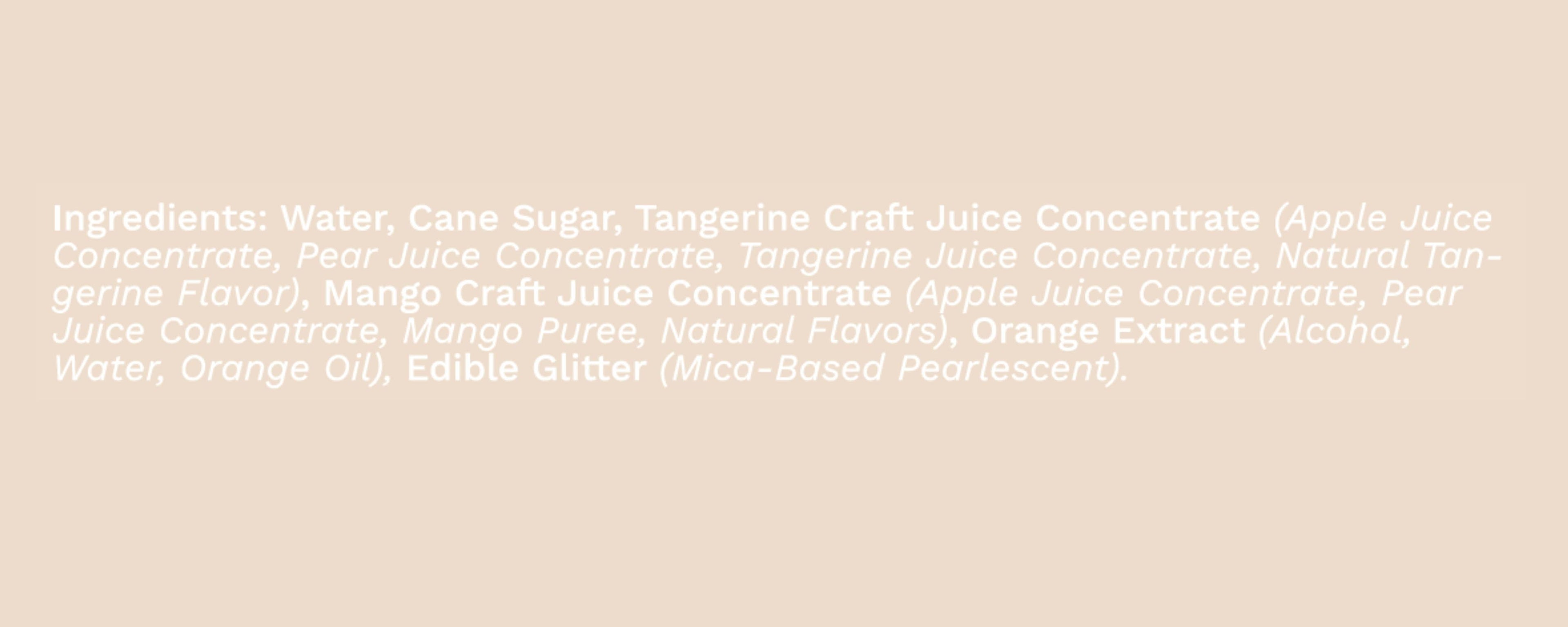 Glitter Mimosa Mixer, 16 fl oz