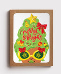 Merry & Bright - box set of 8 holiday cards