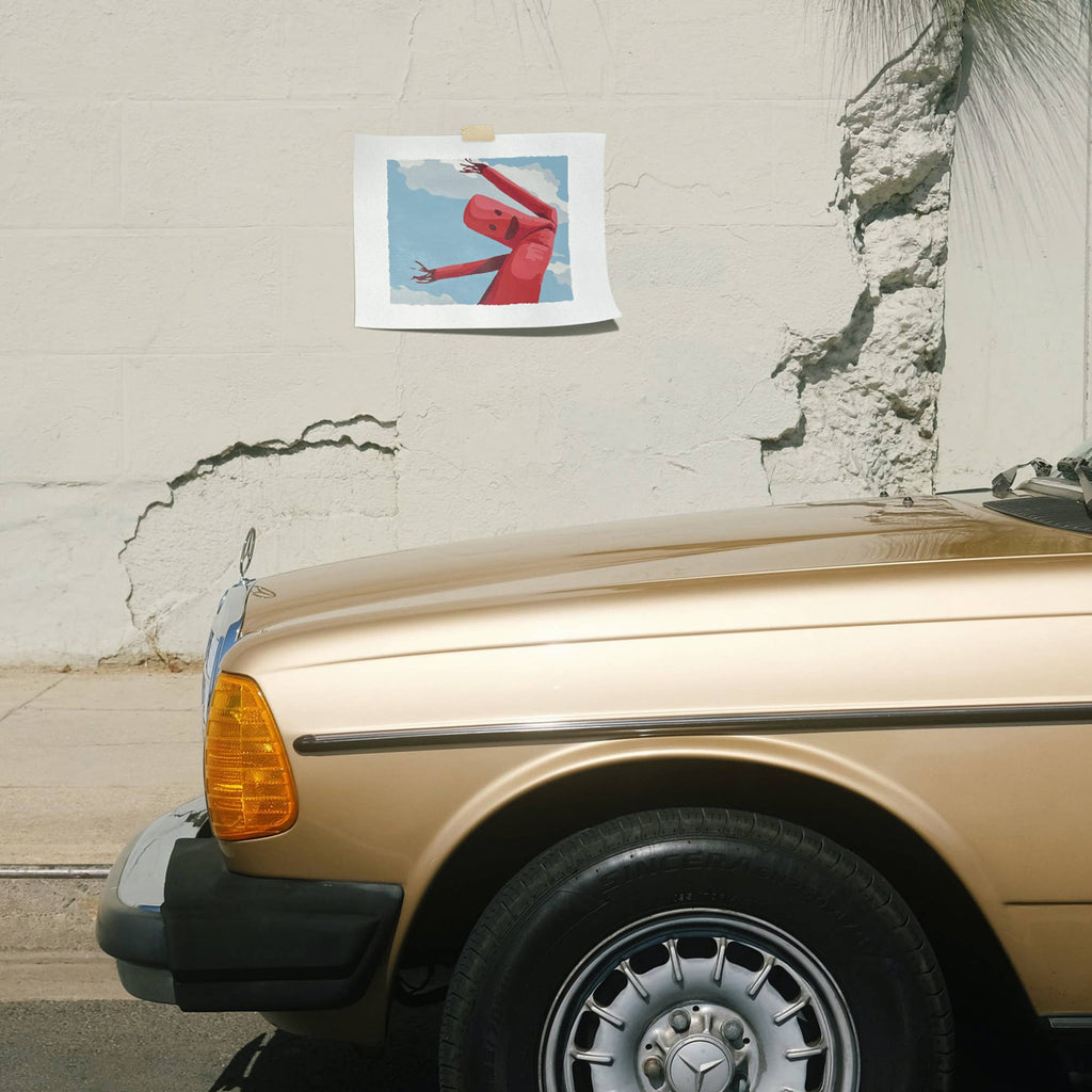 Roadside Vignette II | Modern Paint By Numbers  Kit (12.5x9.5)