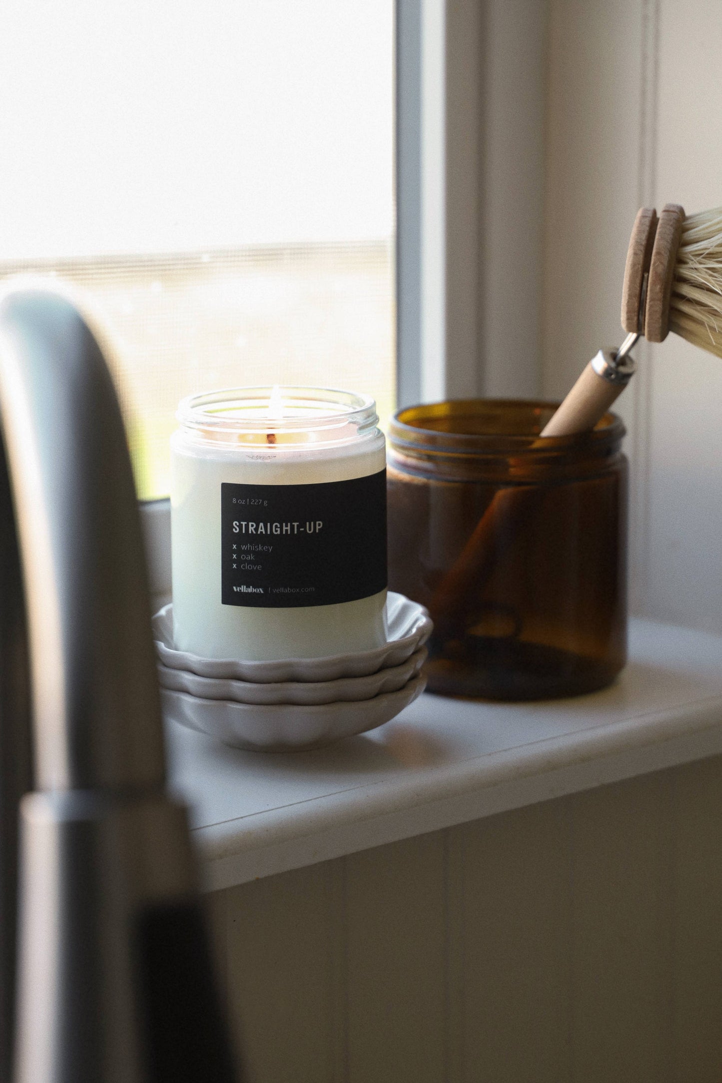 Straight-Up Distillery Inspired 8oz Soy Candle