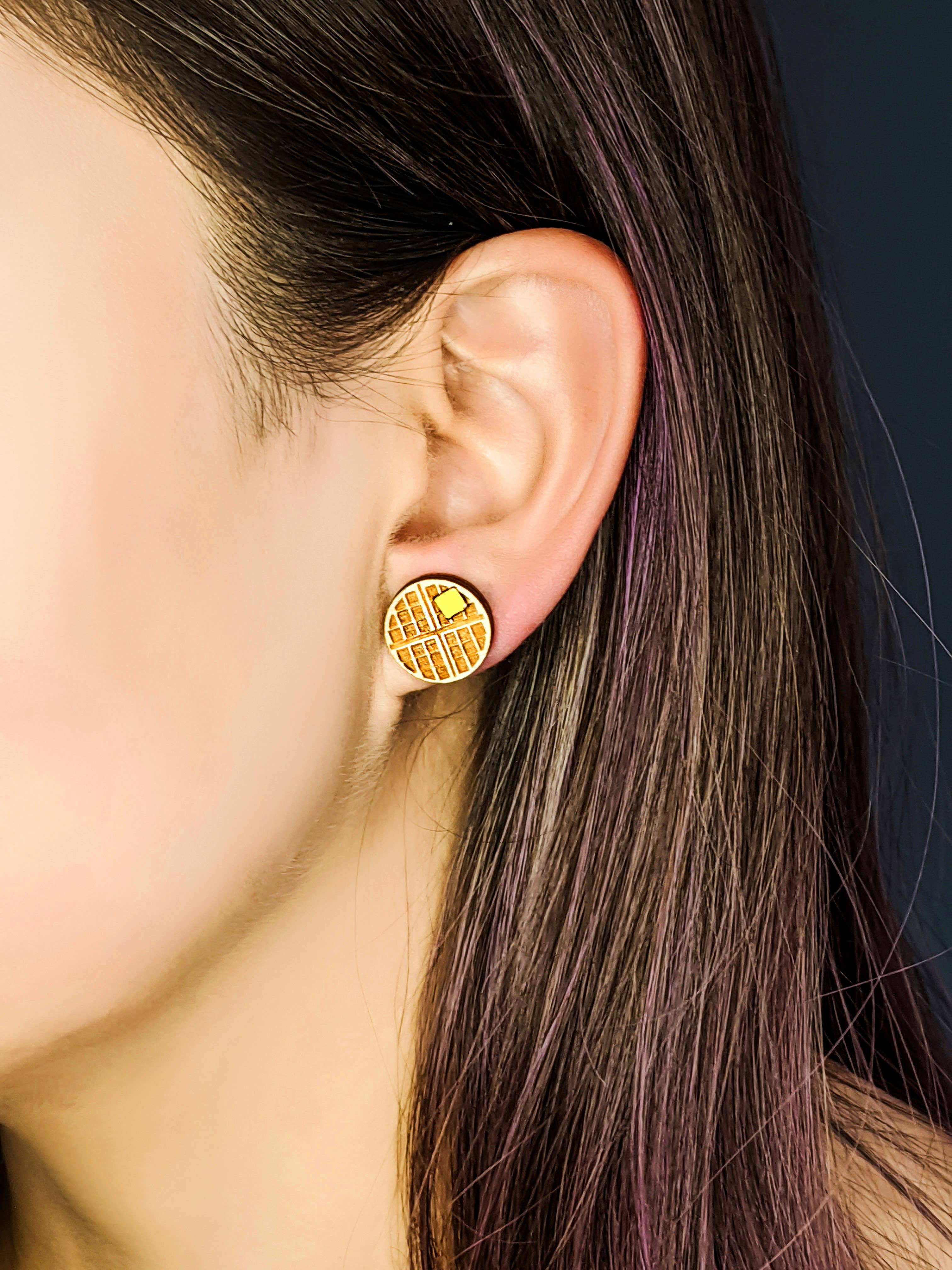 Chicken and Waffles Earrings