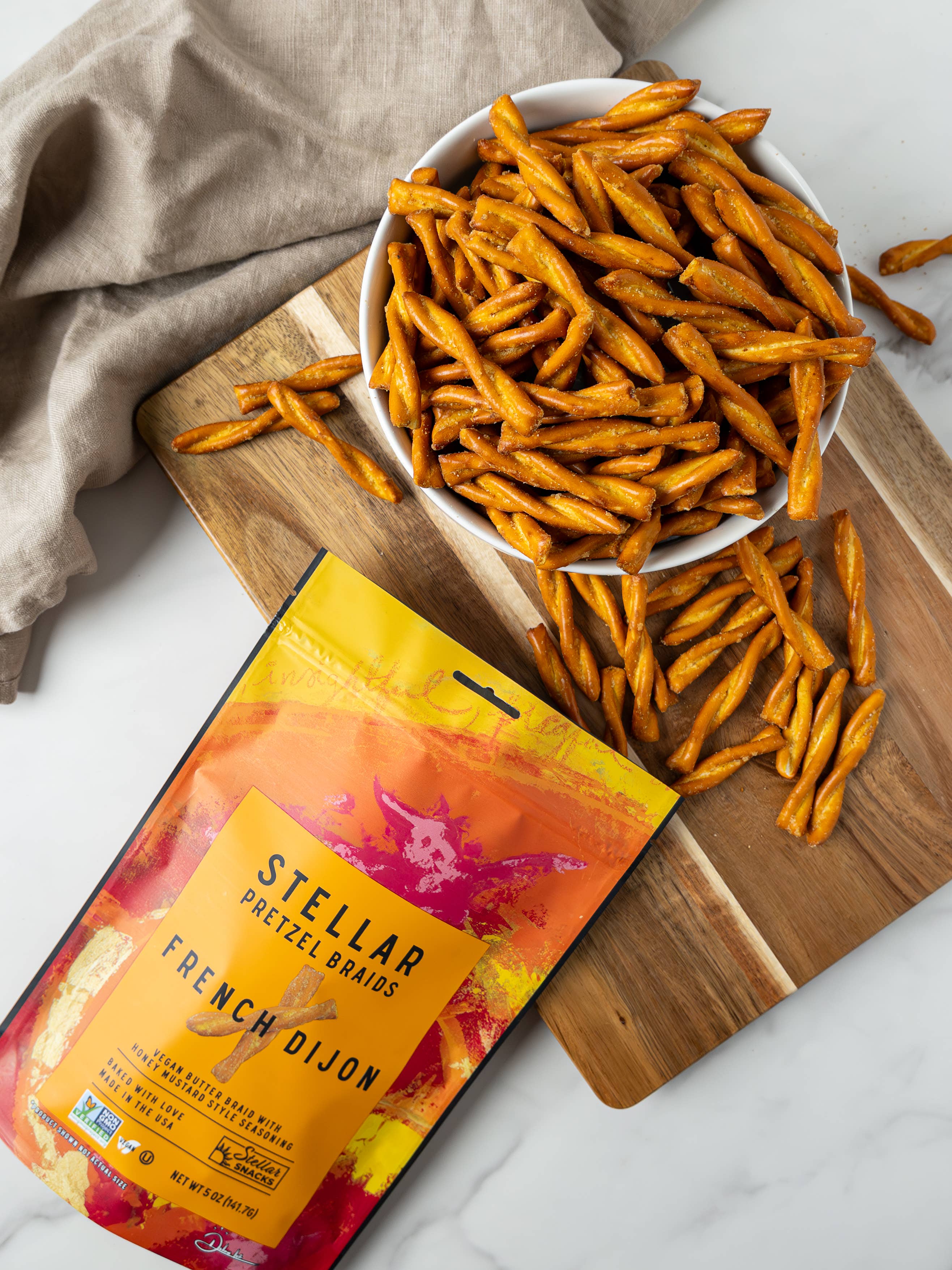 Stellar Pretzel Braids - French Dijon - 5oz