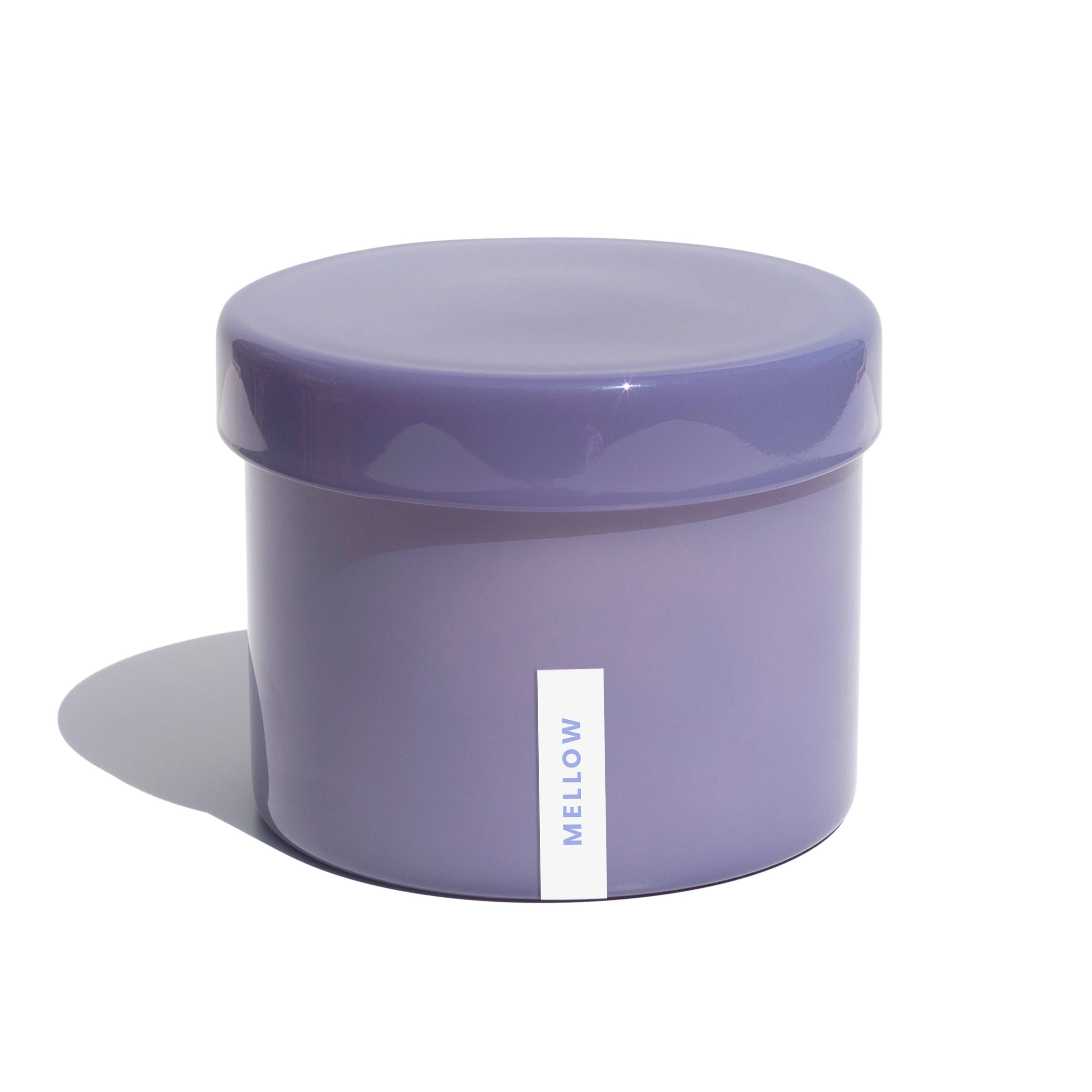 Mellow | 16oz Soy Candle - Reusable Purple Container