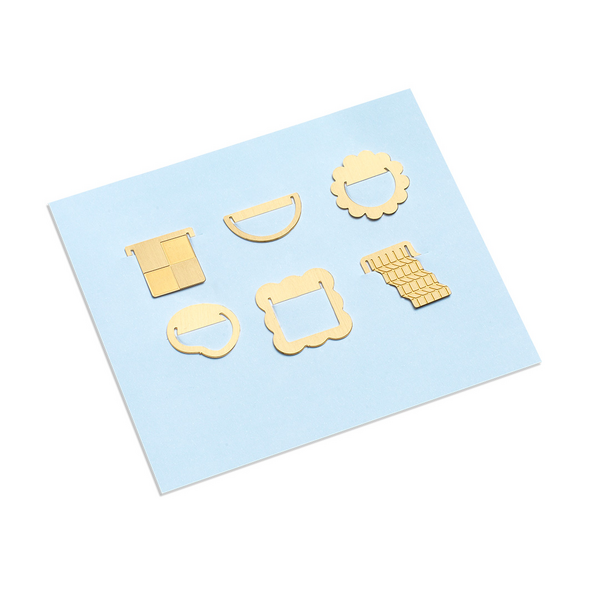 Metal Index Tabs - Curious Shapes