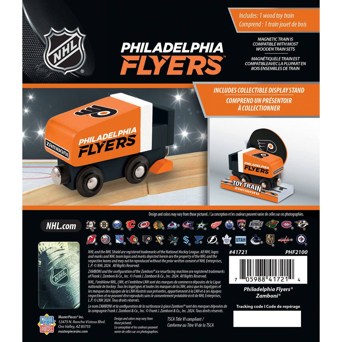 Philadelphia Flyers Toy Zamboni Train Engine