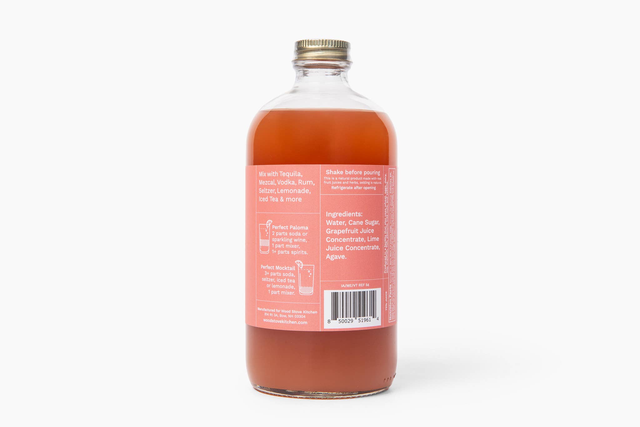 Paloma Mixer - Grapefruit & Lime, 16 fl oz