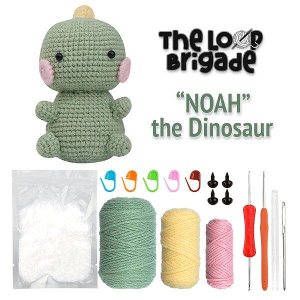 Noah the Dinosaur Beginner Crochet Kit