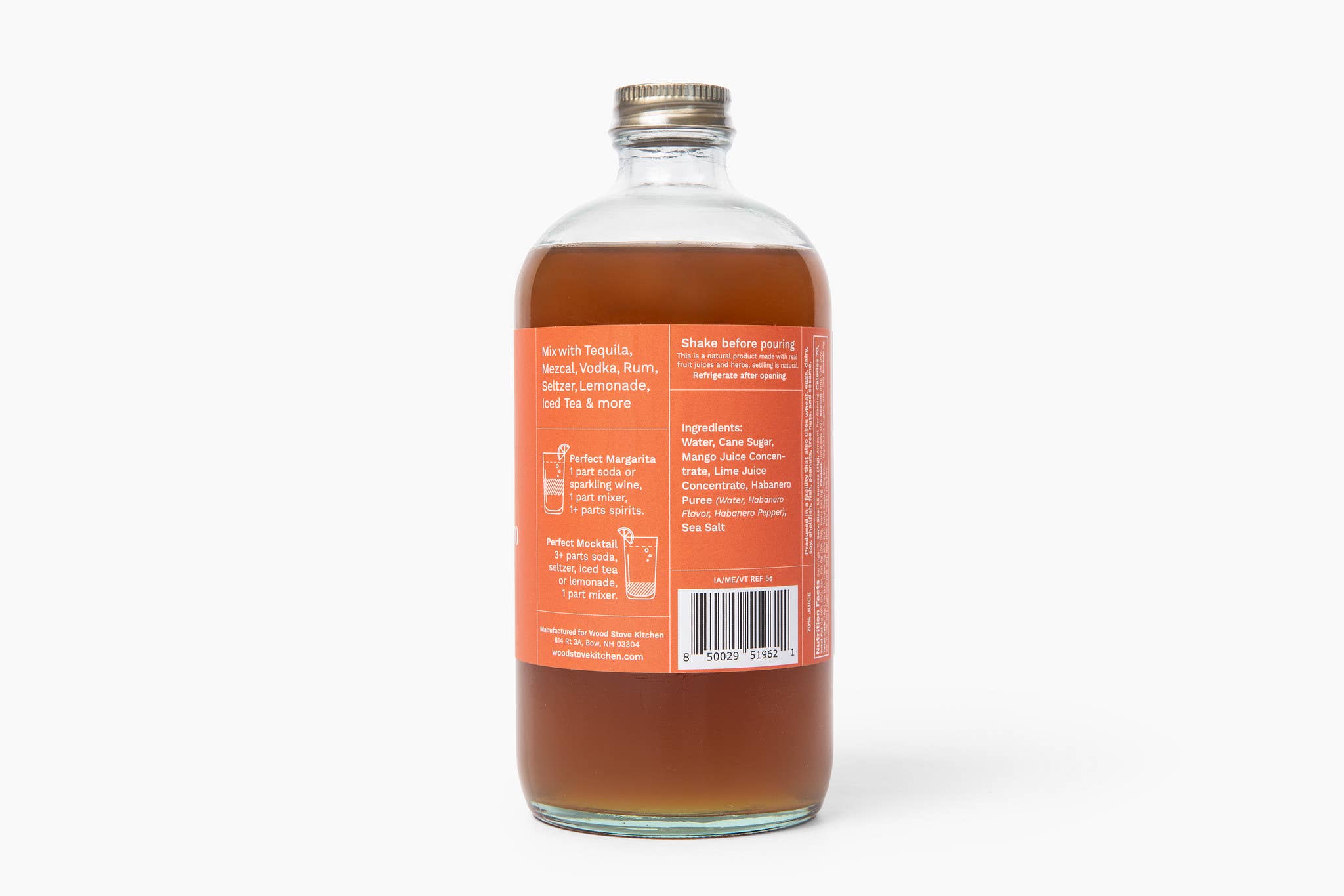 Mango Habanero Margarita Cocktail-Mocktail Mixer, 16 fl oz