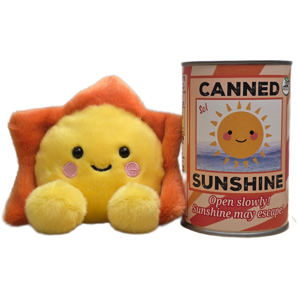Sol the Canned Sunshine | Stuffed Plush w/ Jokes