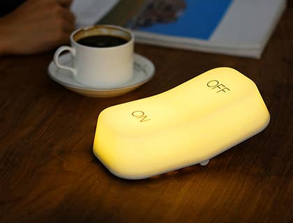 ON-OFF Lamp - A Large Switch LED Night Light (Yellow)