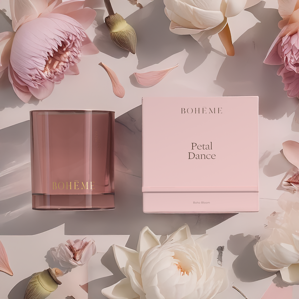 Petal Dance Candle – Boho Bloom Collection
