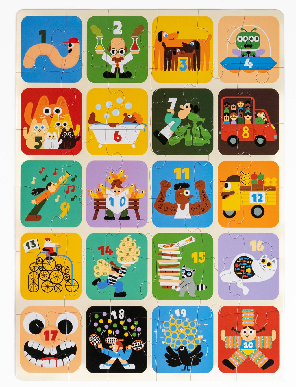 Nolja Easy As 1,2,3 36 Piece Jigsaw Puzzle