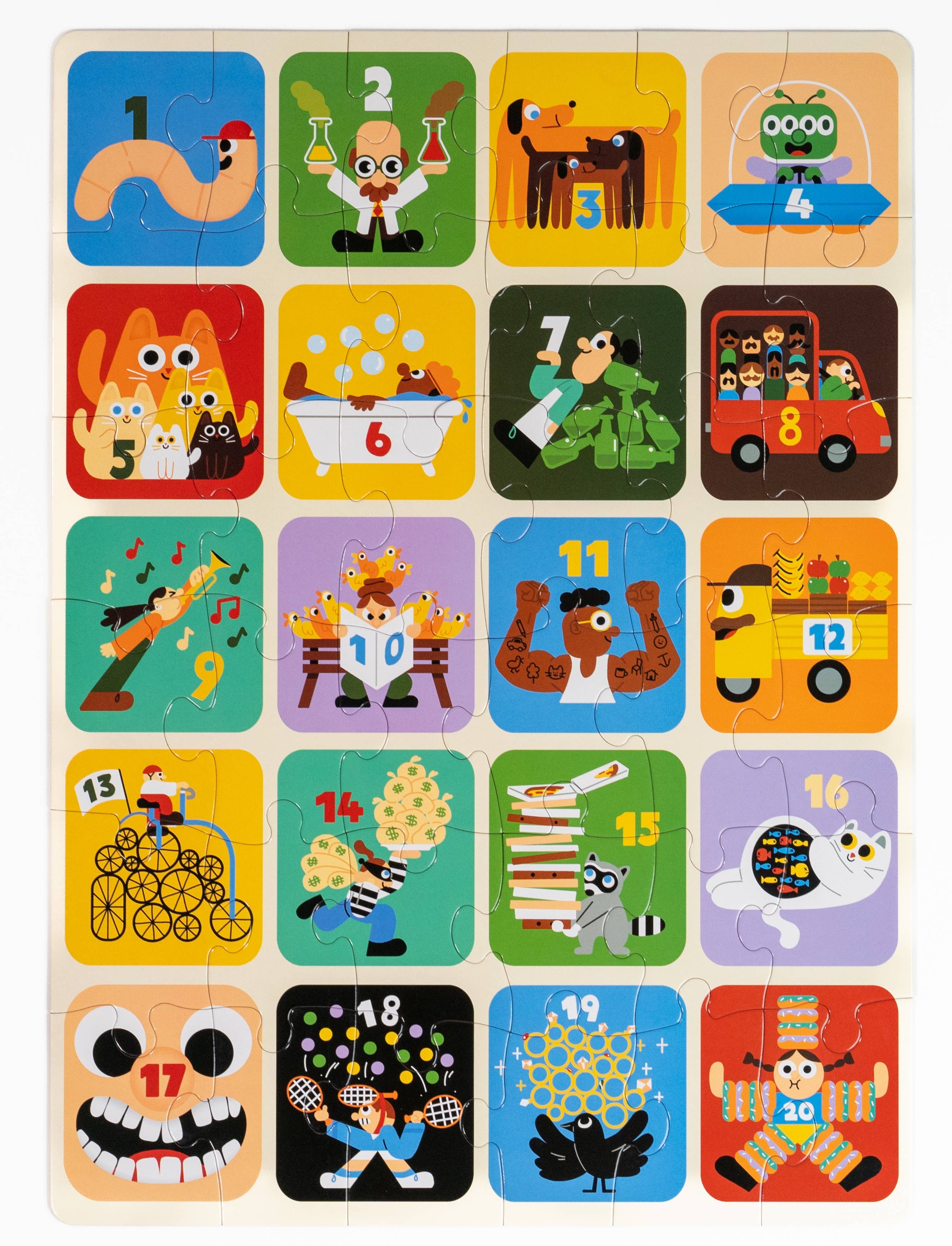 Nolja Easy As 1,2,3 36 Piece Jigsaw Puzzle