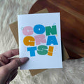 "CONGRATS!" Greeting Card