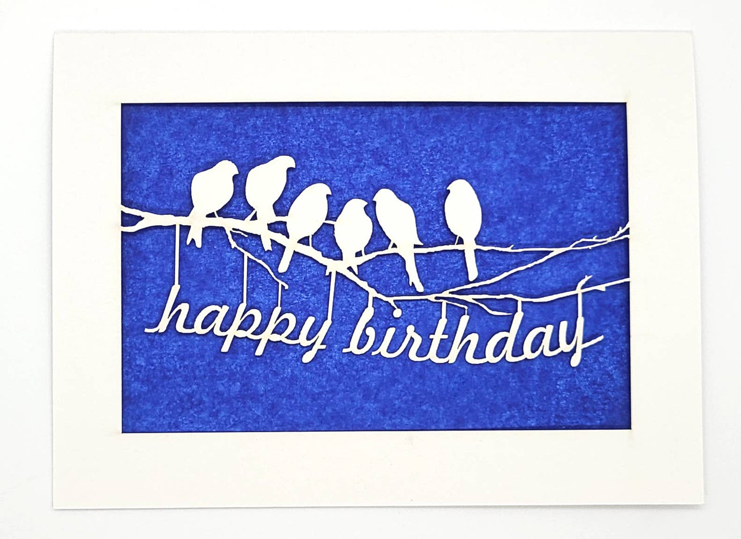 Happy Birthday Birds on a Branch Card