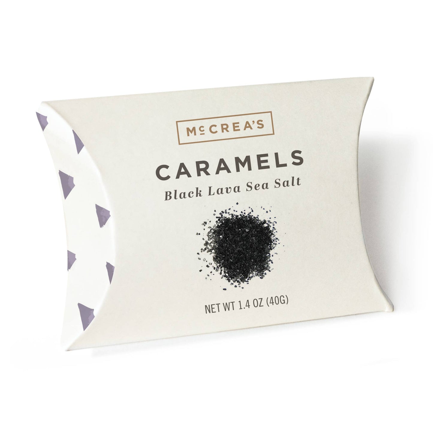 Black Lava Sea Salt Caramels Pillow Box