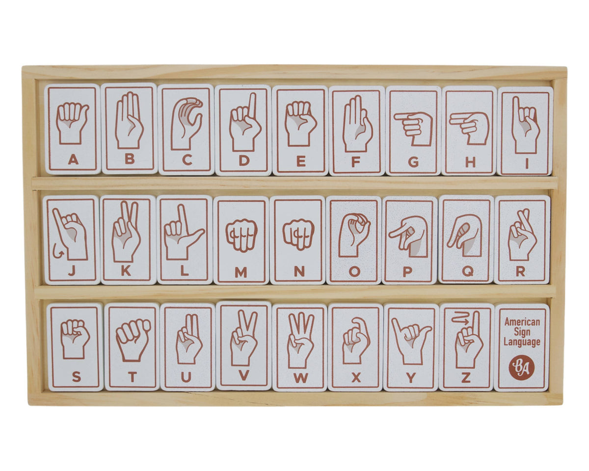 Sign Language Alphabet Tiles – LaserPhilly