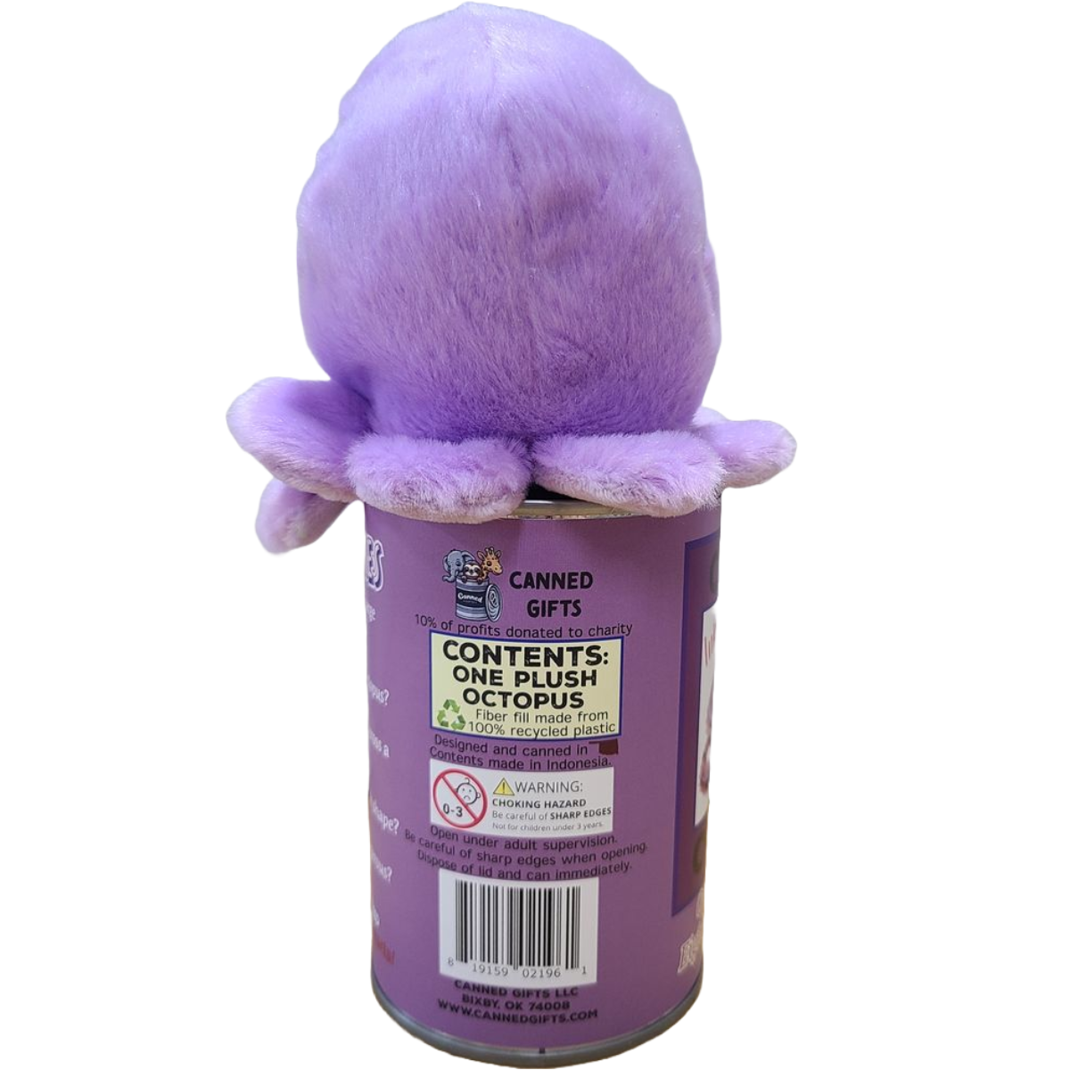 Inky the Canned Octopus | Plush w/Jokes