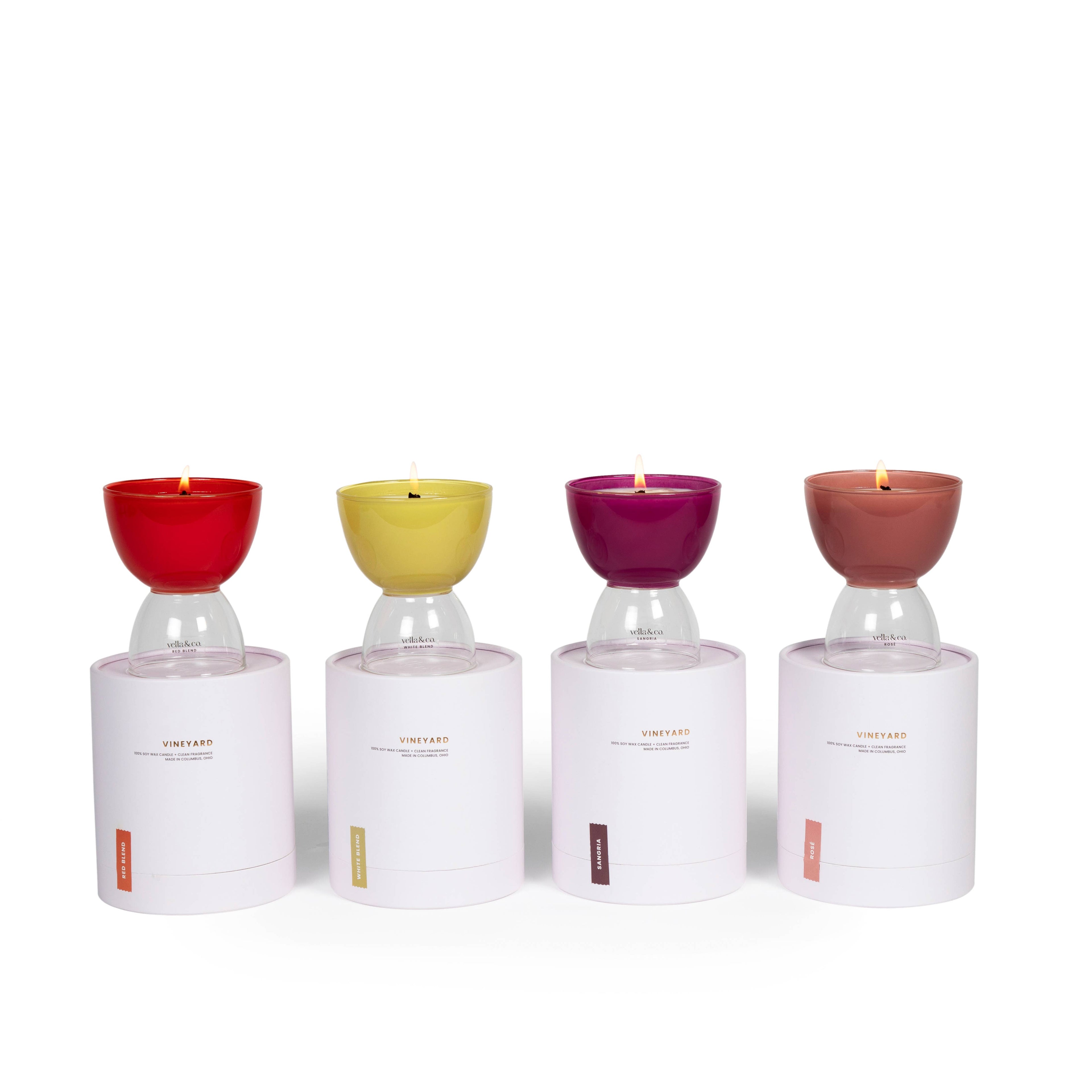 Rosé – Wine-Inspired Soy Candle in Reusable Glass