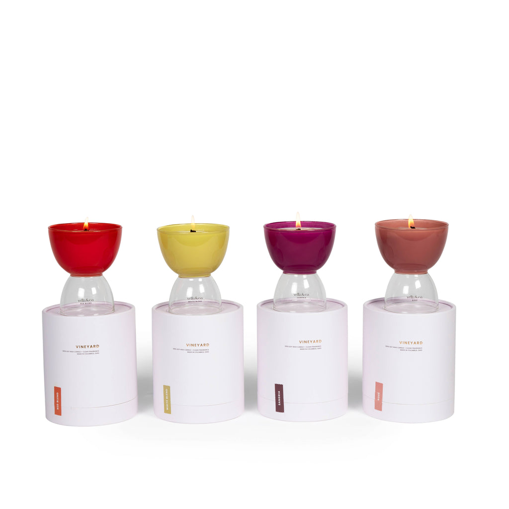 Red Blend – Wine-Inspired Soy Candle in Reusable Glass