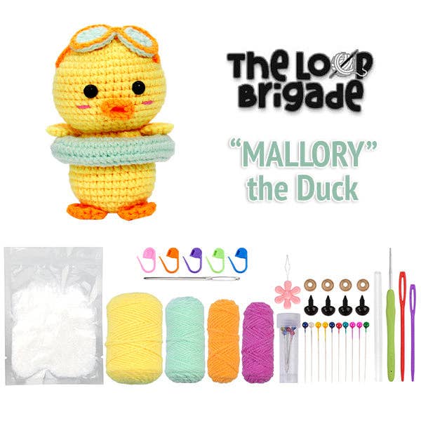 Mallory the Duck Beginner Crochet Kit