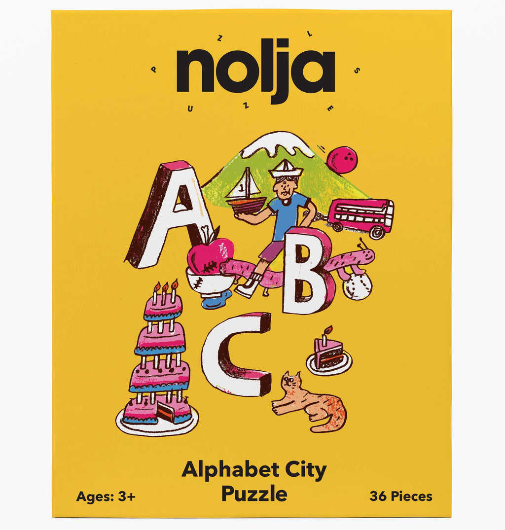 Nolja Alphabet City 36 Piece Jigsaw Puzzle