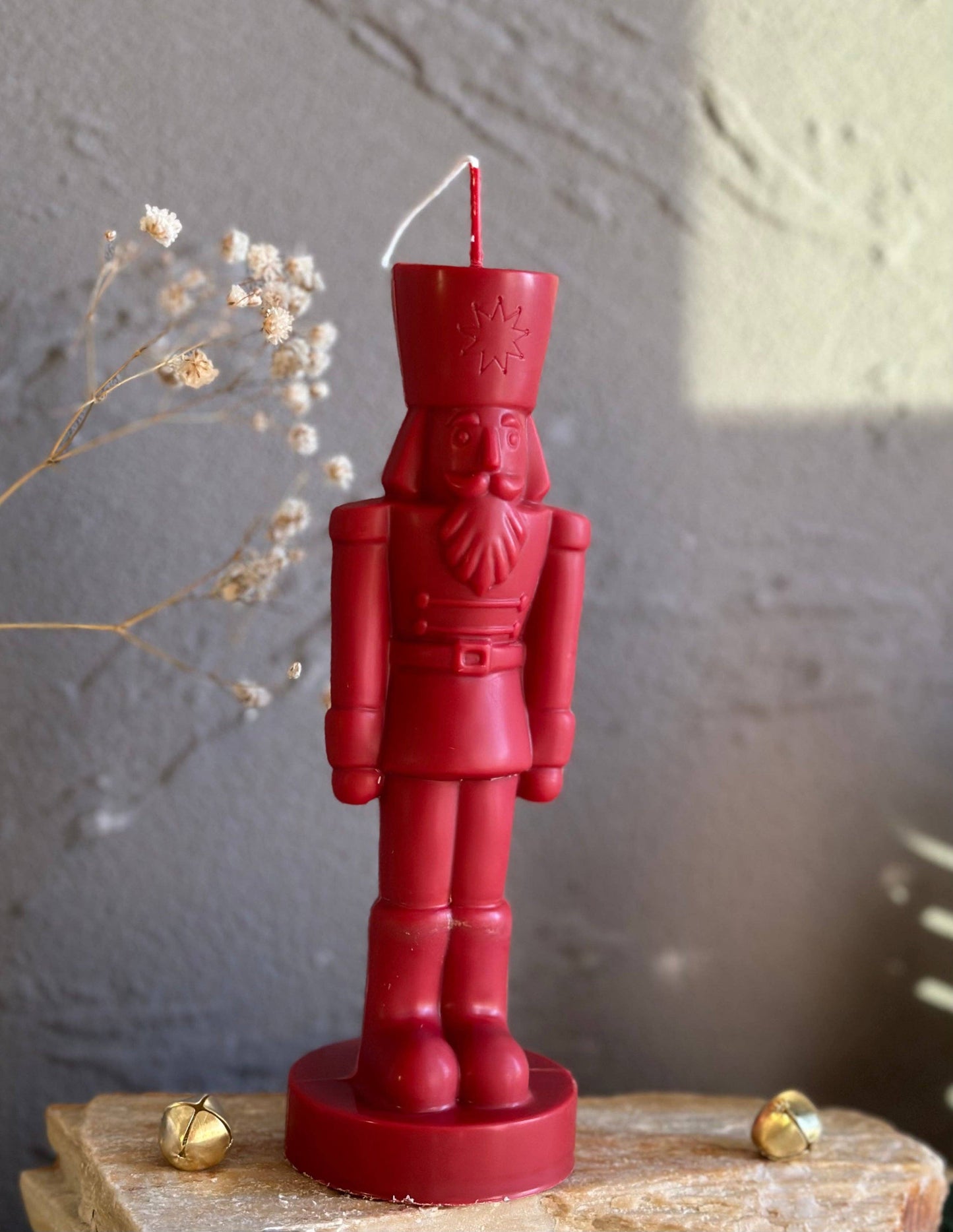 Nutcracker Candle: Red / Fraser Fir