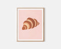 Croissant Art Print: 8x10