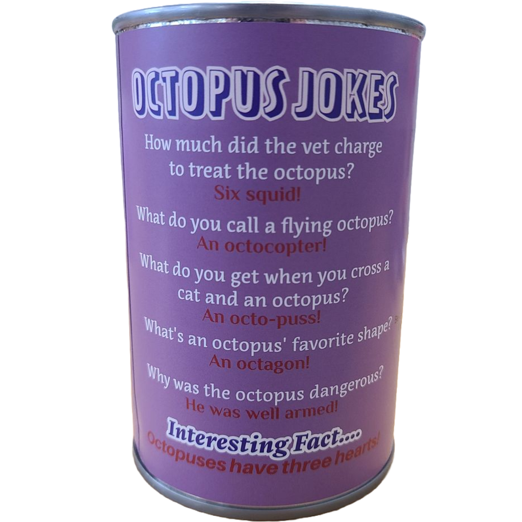 Inky the Canned Octopus | Plush w/Jokes