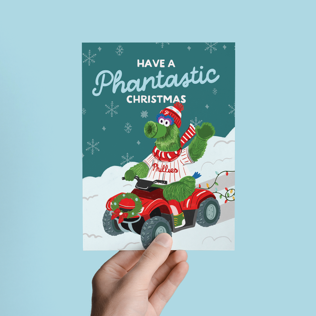 Have a Phantastic Christmas, Philly Phanatic Greeting Card