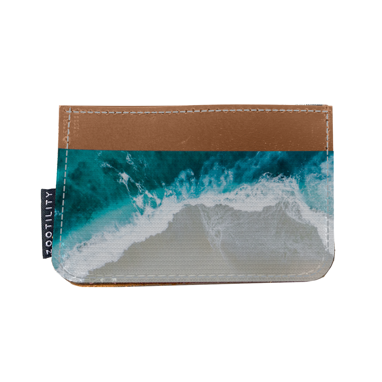 Card Holder Wallet - Prints: No. 51 (Peach Lake)