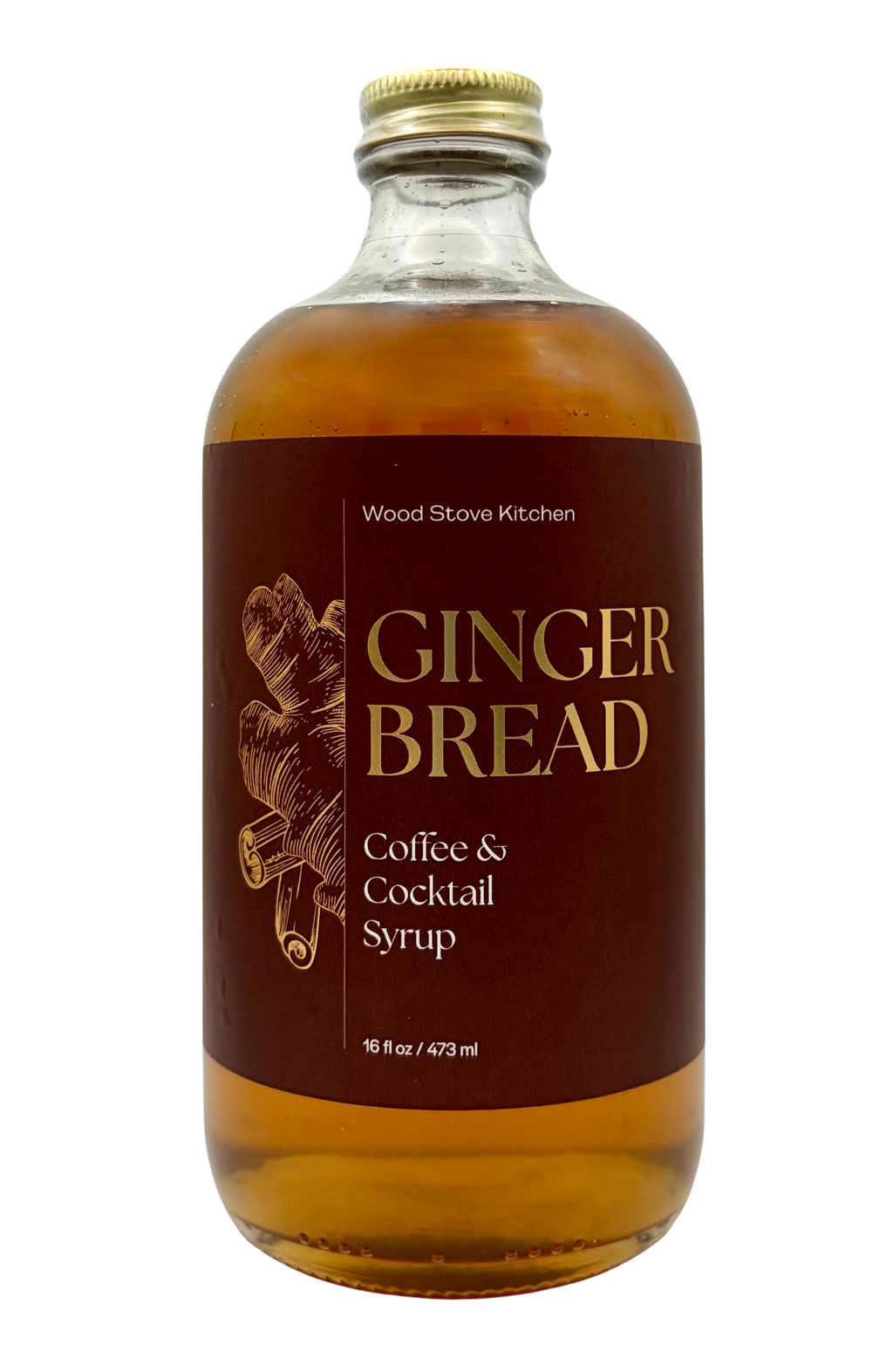 Gingerbread Coffee & Cocktail Syrup, 16 fl oz