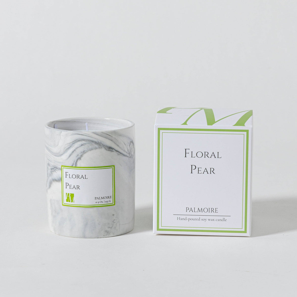Floral Pear Soy Wax Candle 9 Oz