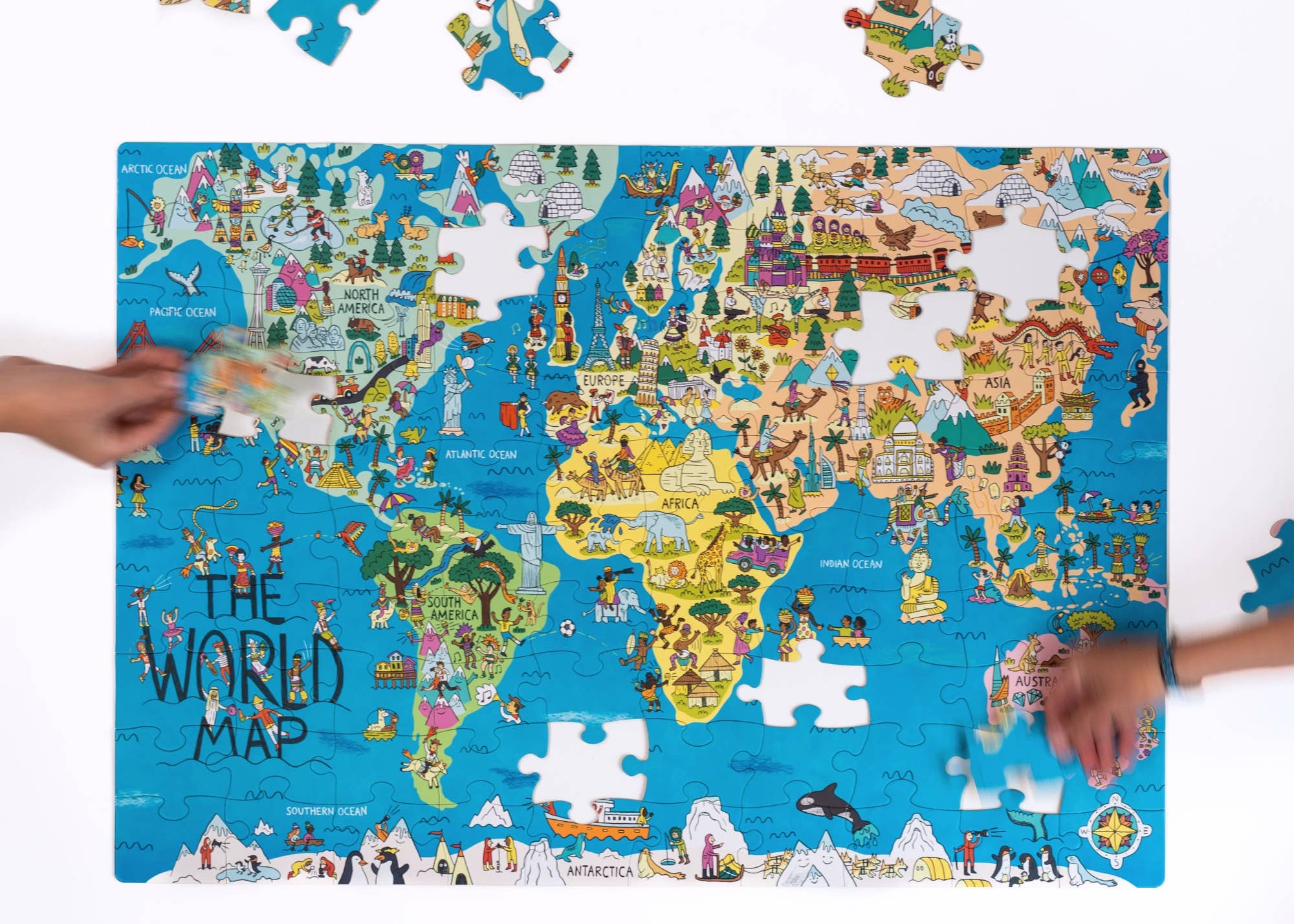 Nolja Wonderful World 100 Piece Jigsaw Puzzle