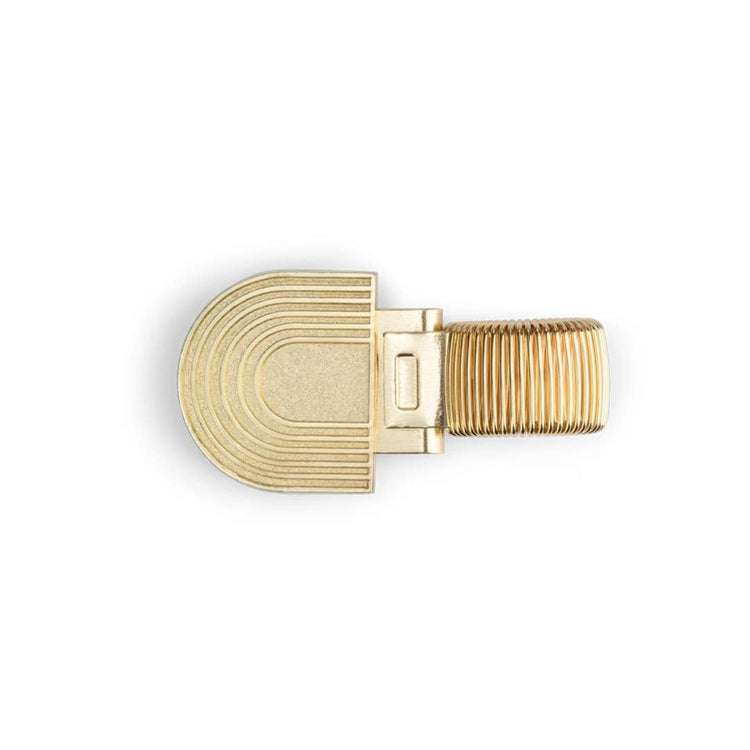 Brass Rainbow Pen Clip
