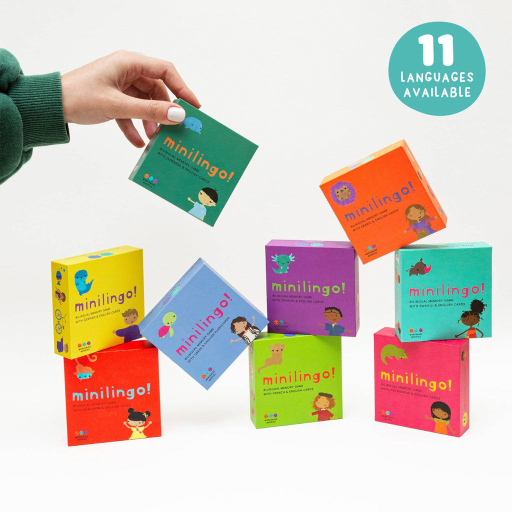 Minilingo Bilingual French/English Flashcards for Kids