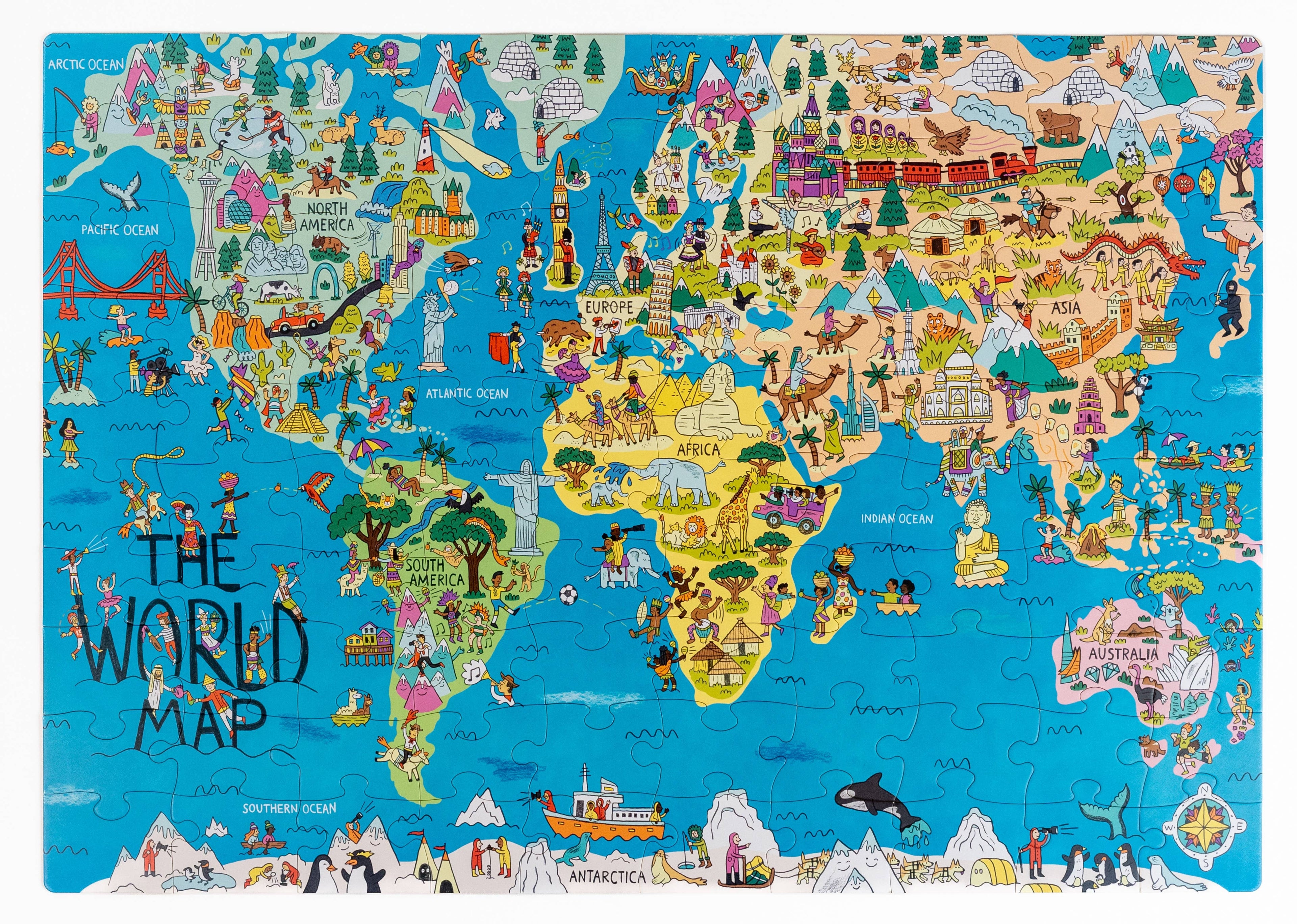 Nolja Wonderful World 100 Piece Jigsaw Puzzle