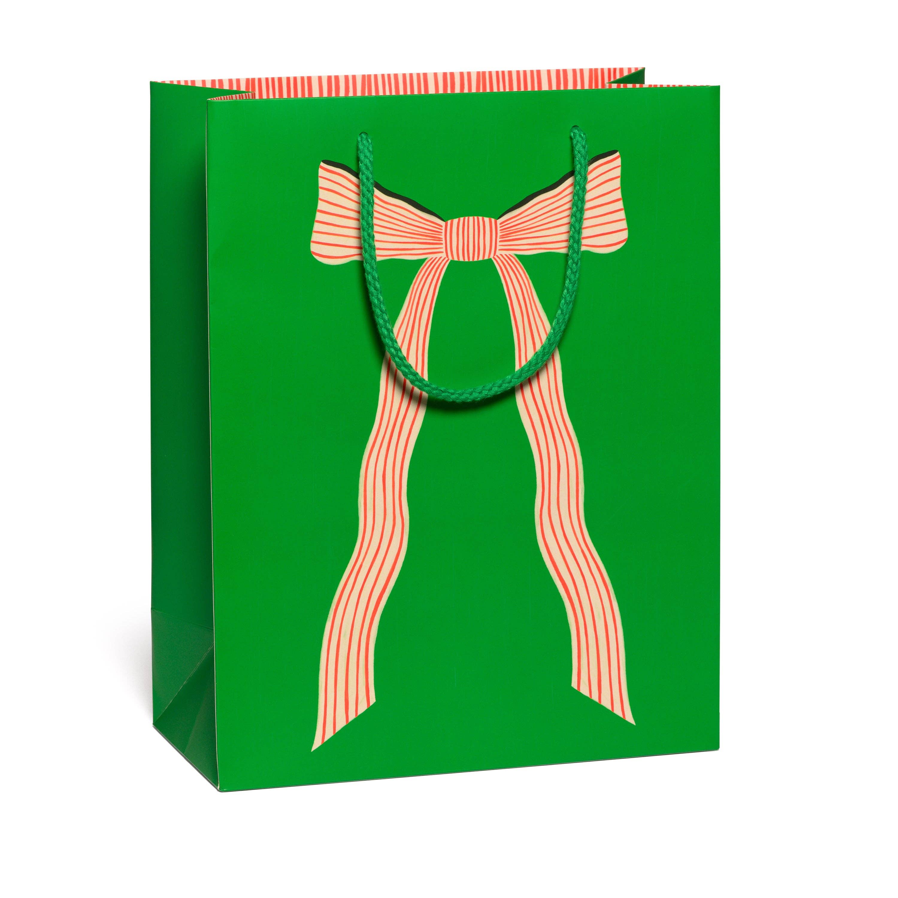 Holiday Bow Gift Bag: Large