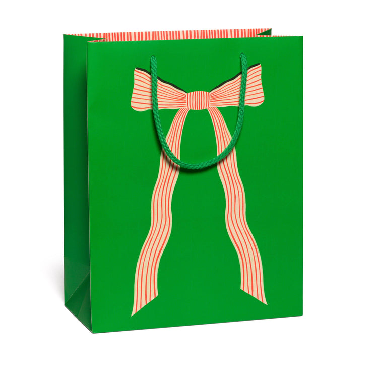 Holiday Bow Gift Bag: Large