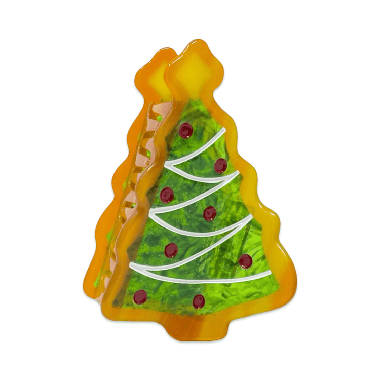 Christmas Tree Cookie Holiday Midi Claw Clip