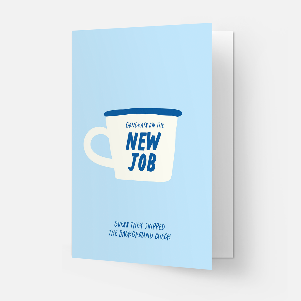 Background check - trending greeting card
