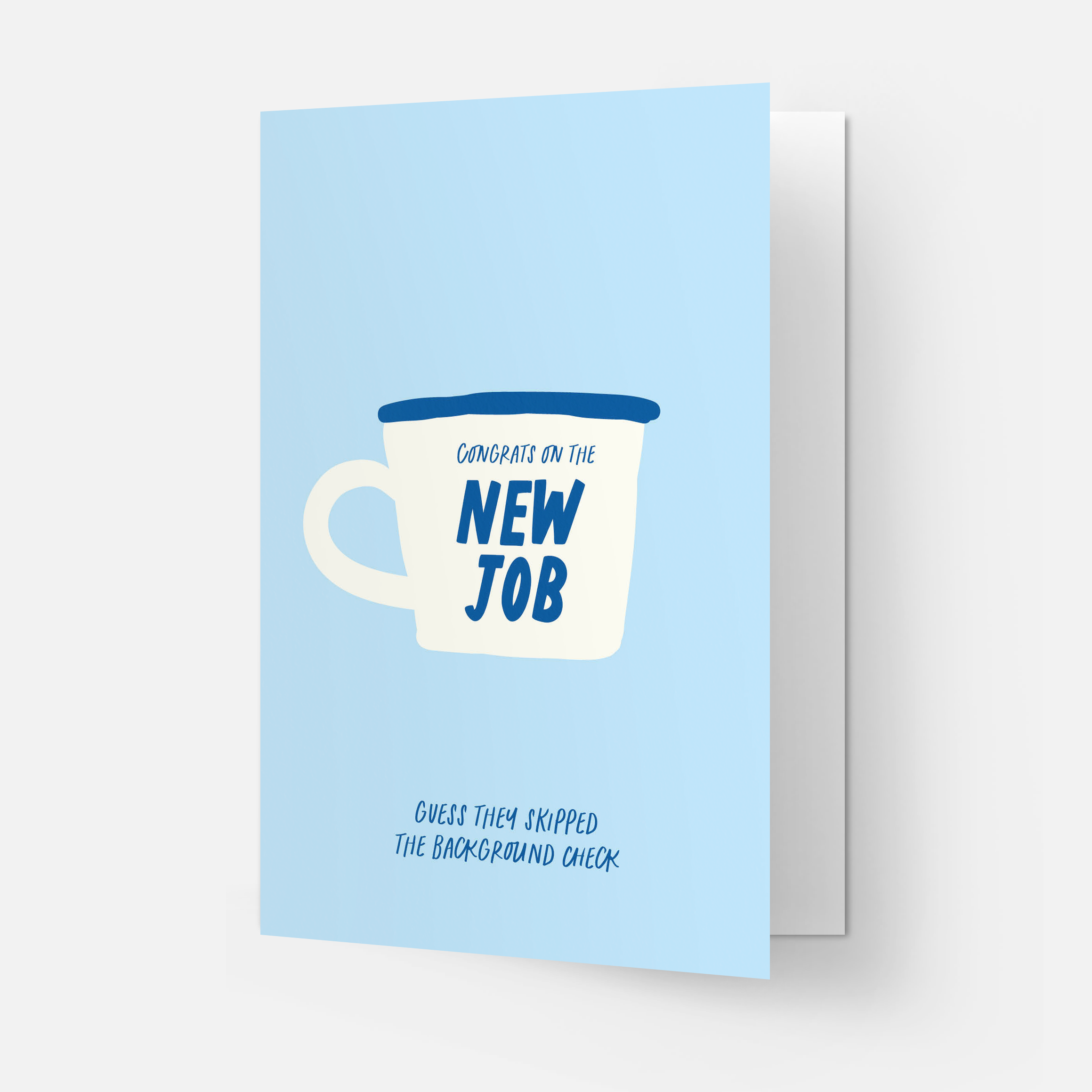 Background check - trending greeting card